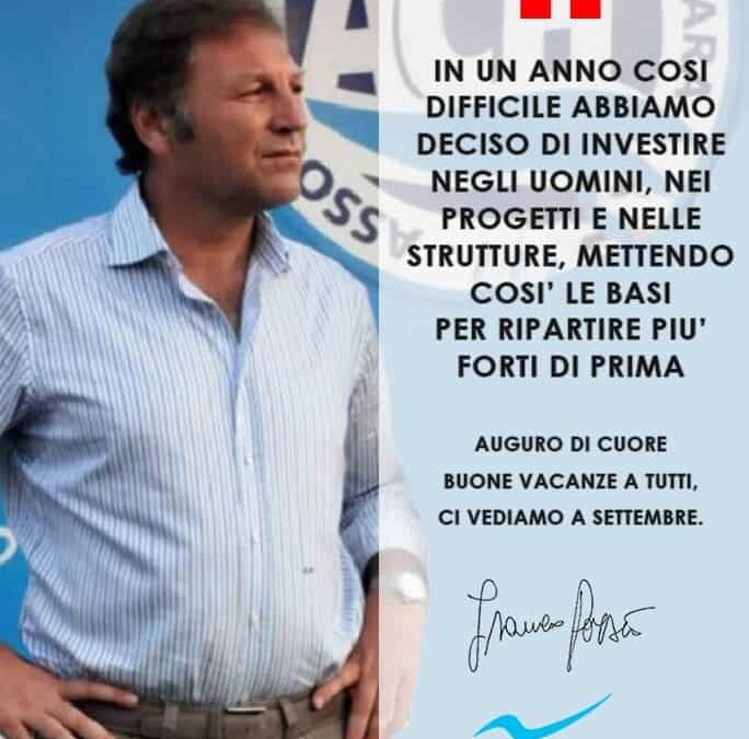 Il messaggio di fine anno di Franco Porzio