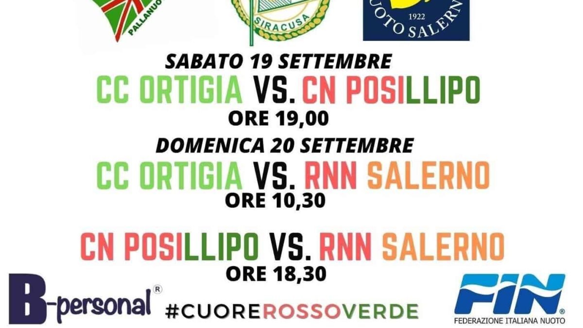 Posillipo, da domani doppia sfida in Coppa Italia