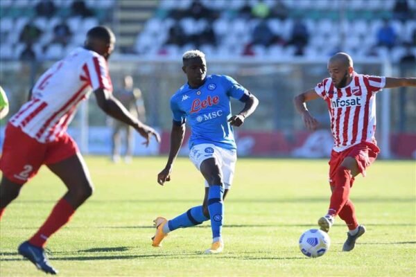 Il Teramo si arrende a super Osimhen