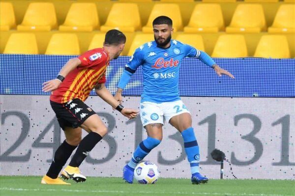 Benevento-Napoli 1-2 , super Insigne PAGELLE