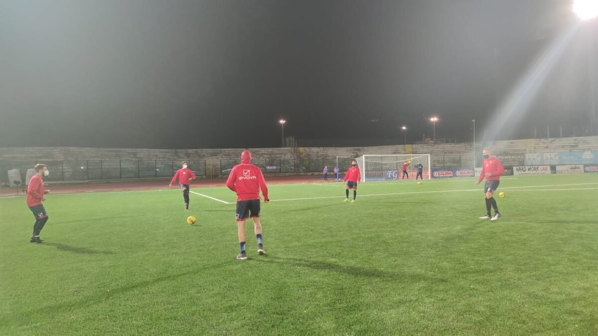 Casertana, per match con Viterbese ASL in campo