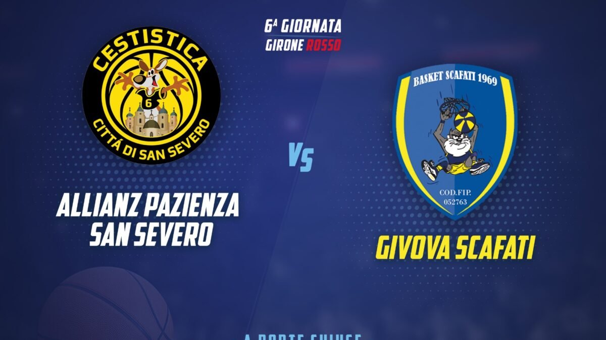 Givova Scafati, a San Severo per un nuovo trionfo