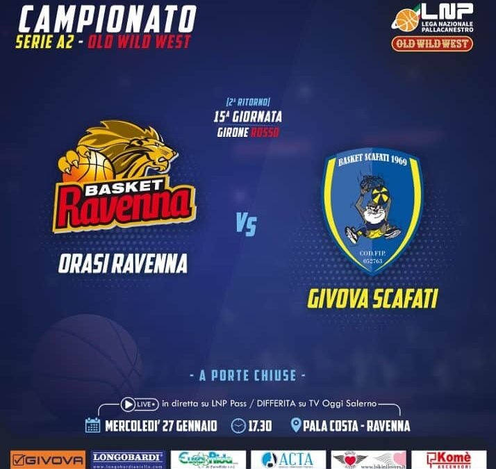 Givova Scafati, a Ravenna per la prima vittoria esterna del 2021