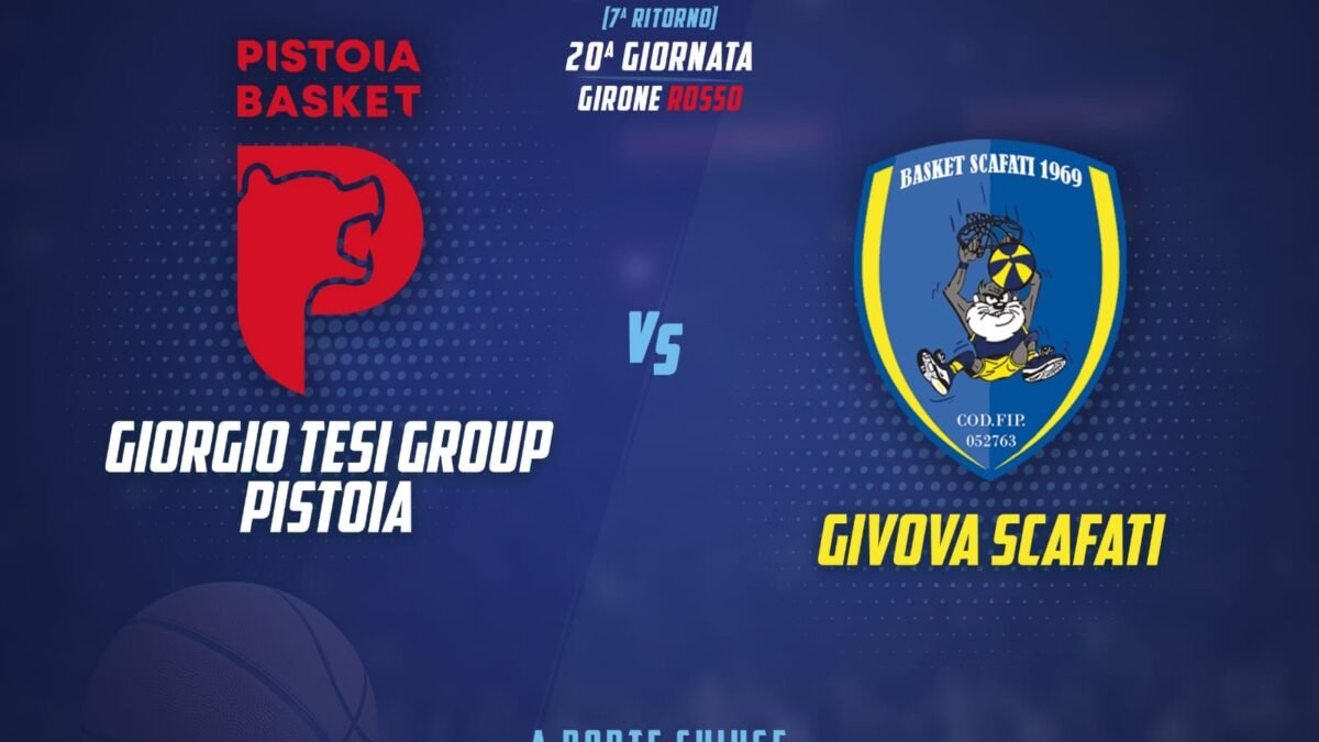 Givova Scafati: a Pistoia per il riscatto