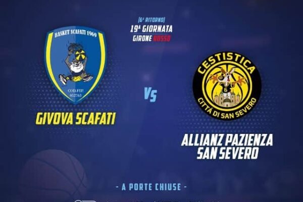 Givova Scafati, contro il San Severo per mettere la quinta