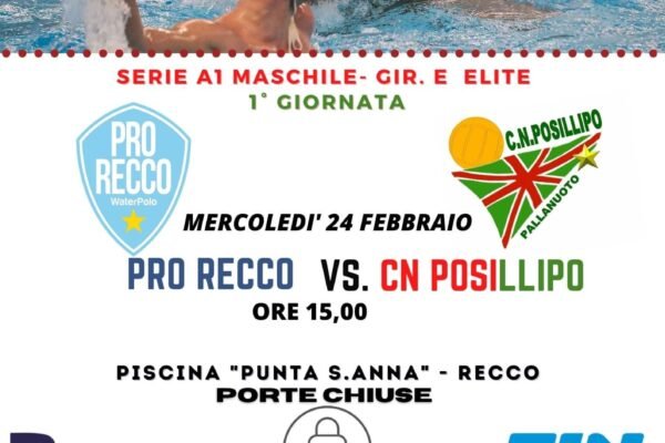 Posillipo, domani il ritorno in vasca contro Recco
