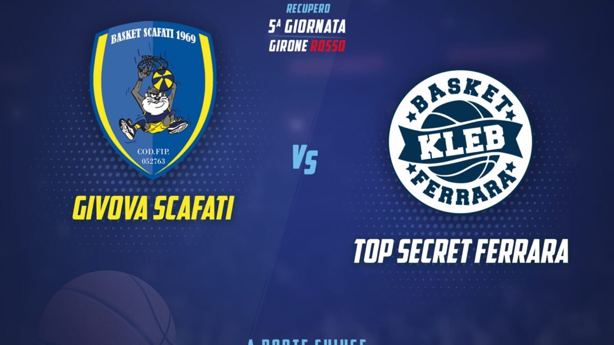 Scafati domani contro Ferrara per il terzo posto del girone d’andata