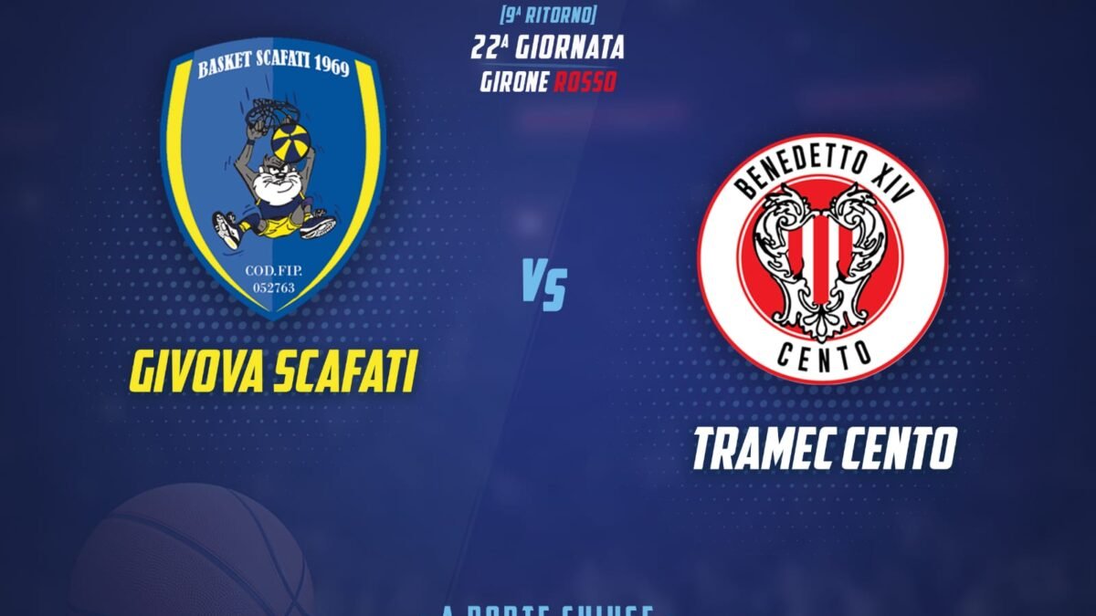 Givova Scafati: con Cento per un’altra vittoria