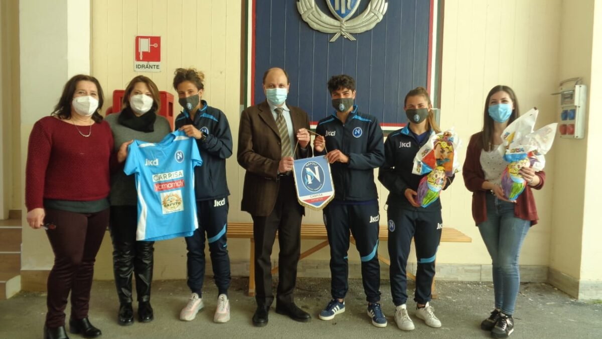 Napoli femminile e Cooperativa Eco Onlus all’Icam di Avellino