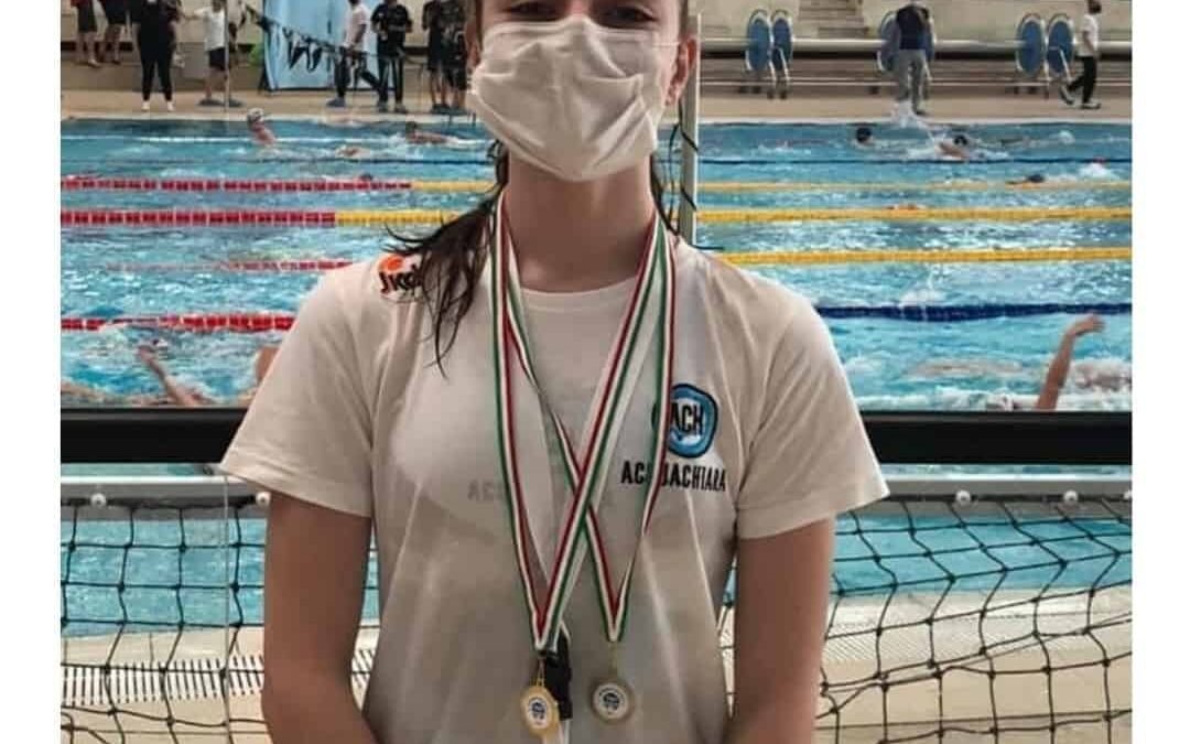 Aktis Acquachiara, la Parisi vola nei 100 rana e 200 misti
