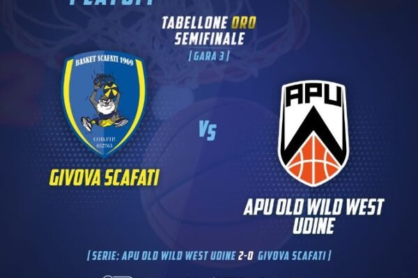 Givova Scafati, domani tutto in gara3 contro Udine
