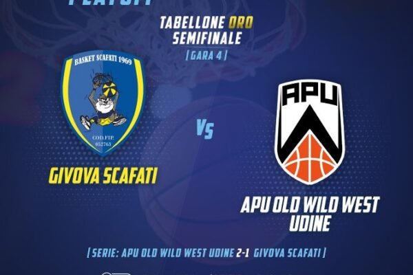 Givova Scafati, domani con Udine per andare a gara5