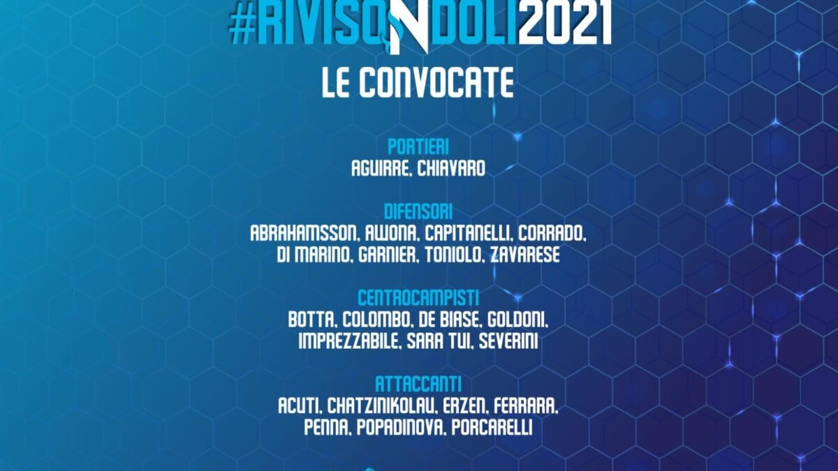 Napoli femminile, ecco le convocate per il ritiro di Rivisondoli