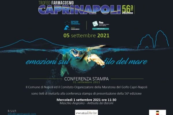 Capri-Napoli, mercoledì la presentazione al Maschio Angioino