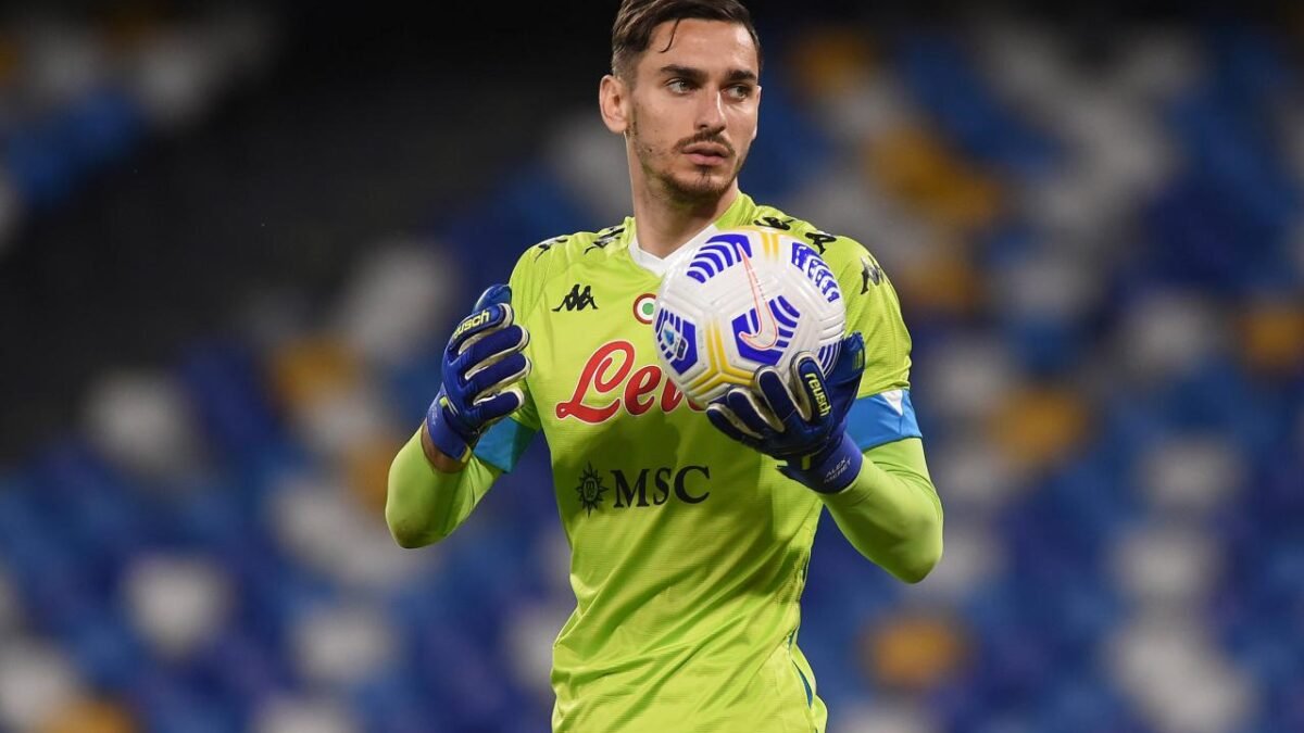 Alex Meret si infortuna: frattura vertebra lombare