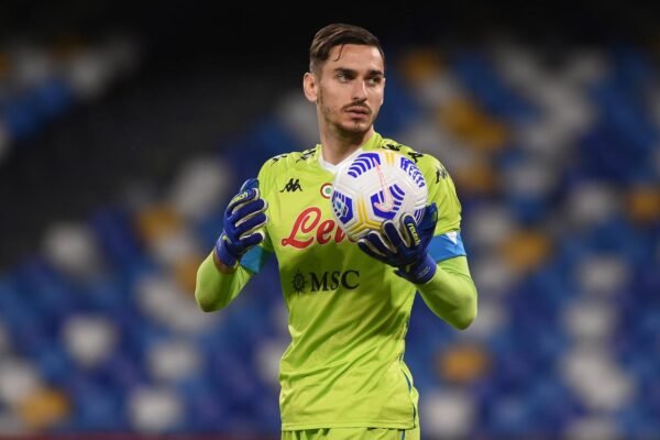 Alex Meret si infortuna: frattura vertebra lombare