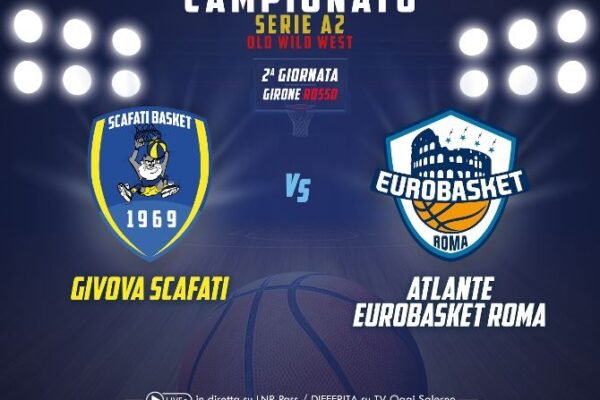 Givova Scafati, al PalaMangano arriva l’Ebk Roma