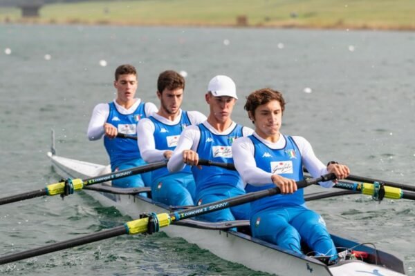 Posillipo, Federico Ceccarino argento nel 4 senza agli europei juniores