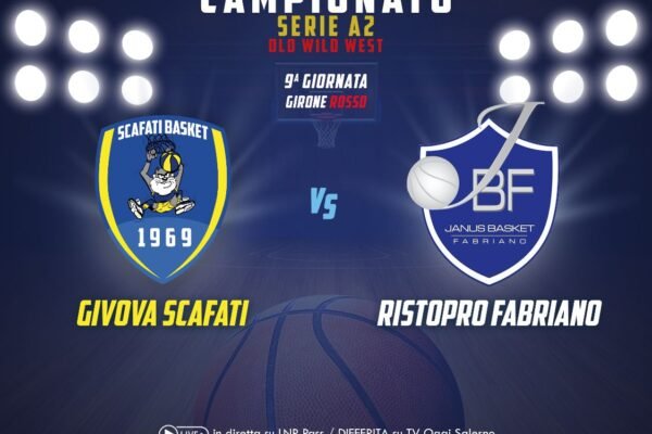 Givova Scafati, domenica arriva Fabiano al PalaMangano