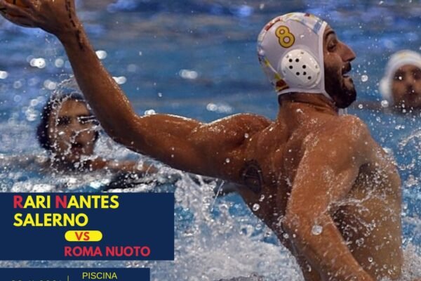 Rari Nantes Salerno, sabato arriva la Roma Nuoto