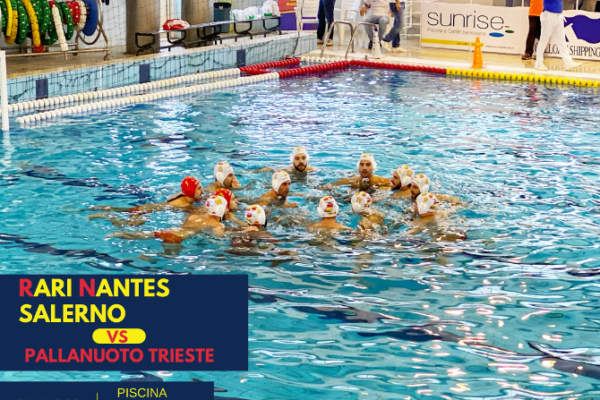 Rari Nantes Salerno, sabato match contro la rivelazione Trieste