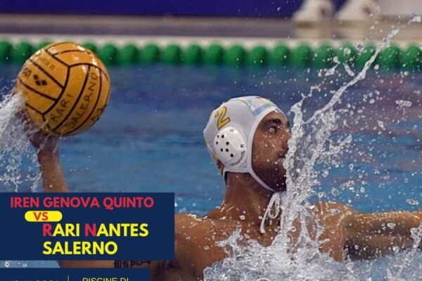 Rari Nantes Salerno, sabato trasferta ligure contro il Quinto