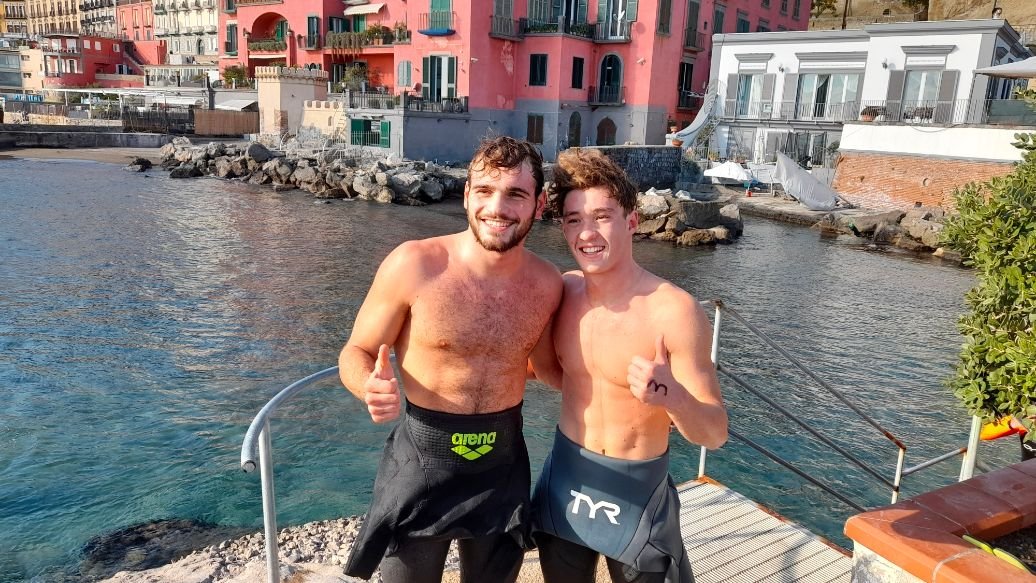 Samuele De Rinaldi vince Coppa Natale di nuoto in acque libere