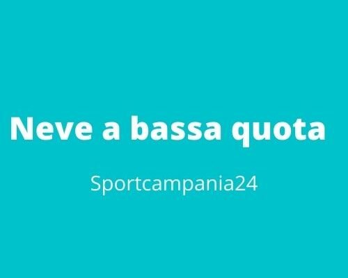 Meteo Campania, allerta gialla prorogata: neve a bassa quota