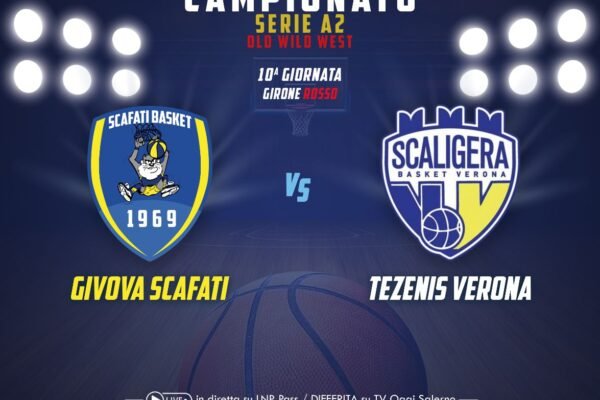 Givova Scafati, al PalaMangano arriva la Tezenis Verona