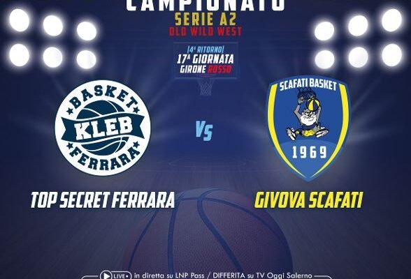 Givova Scafati, domenica trasferta a Ferrara contro la Top Secret