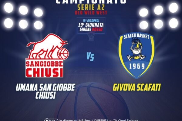 Givova Scafati ancora in campo, trasferta insidiosa contro Chiusi