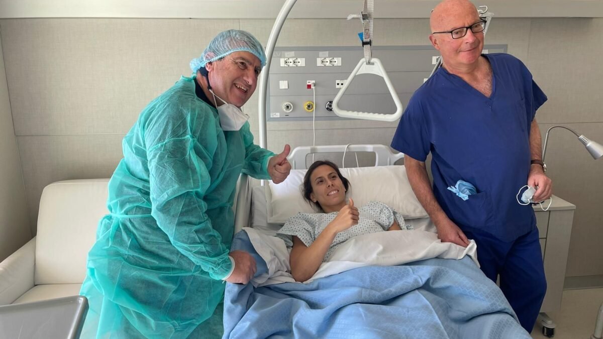 Evdokia Popadinova operata con successo al ginocchio destro