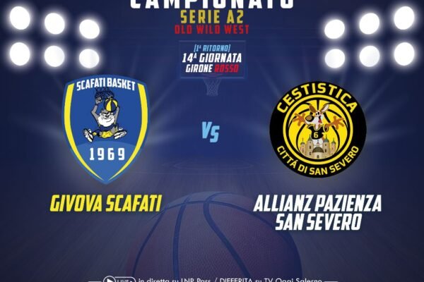 Givova Scafati, quarta partita in dieci giorni: arriva San Severo