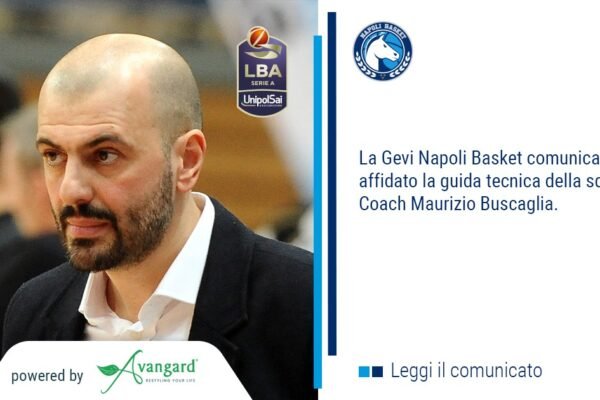 Maurizio Buscaglia nuovo coach della Gevi Napoli