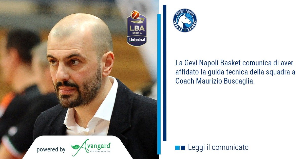 Maurizio Buscaglia nuovo coach della Gevi Napoli