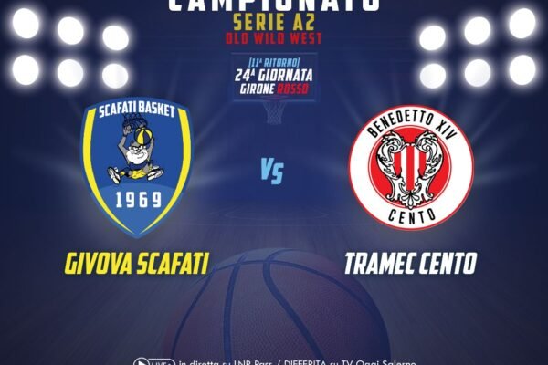 Givova Scafati, domenica al PalaMangano arriva Cento