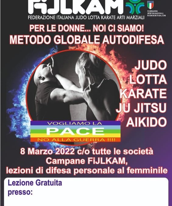 Campania, corso di autodifesa gratuito per le donne