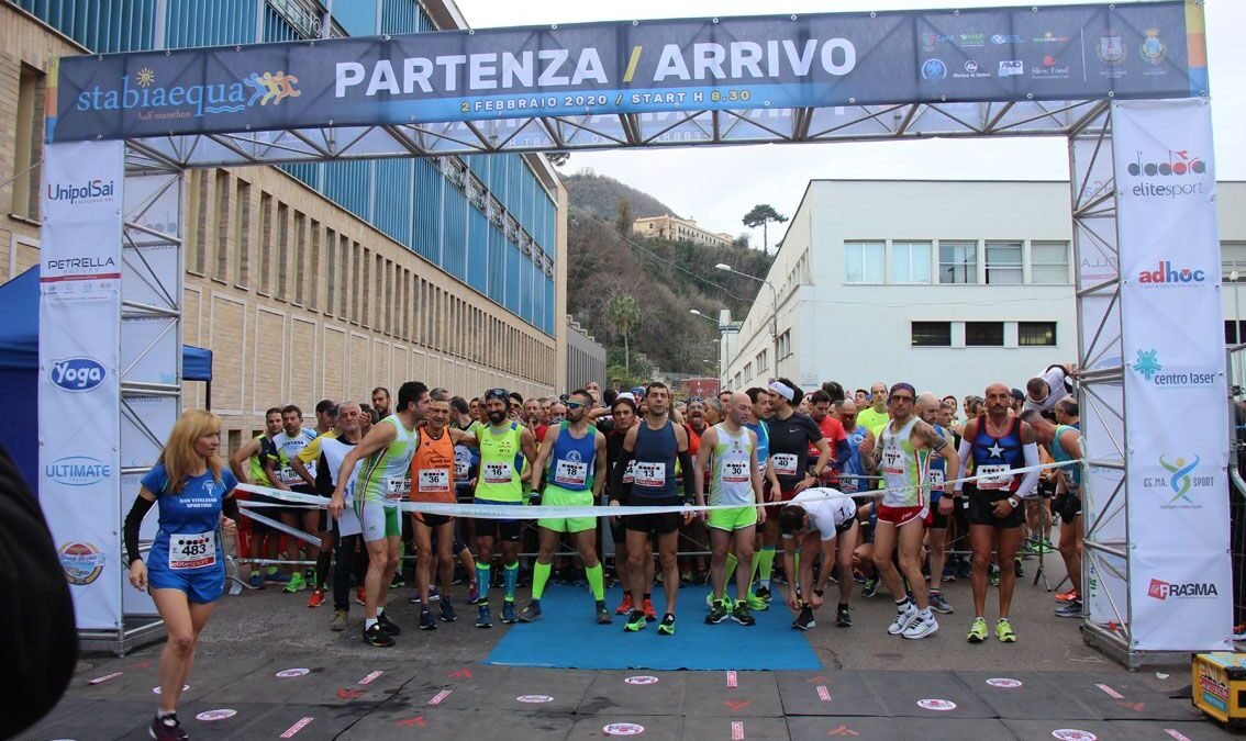 Stabiaequa Half Marathon, nona edizione al via il 27 marzo