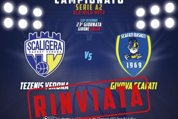 Givova Scafati, sette positivi al Covid: rinviata gara con Verona