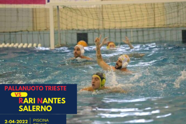 Rari Nantes Salerno, domani trasferta a Trieste