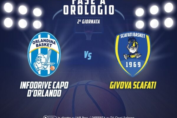 Givova Scafati, domani sfida in trasferta a Capo d’Orlando