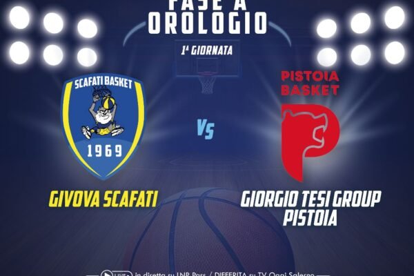 Givova Scafati, fase ad orologio: domani sfida al Pistoia