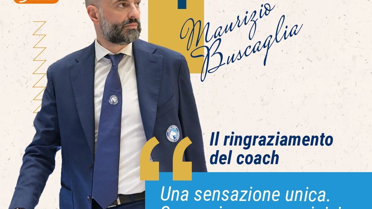 Maurizio Buscaglia ringrazia i tifosi della Gevi Napoli: “Atmosfera unica”