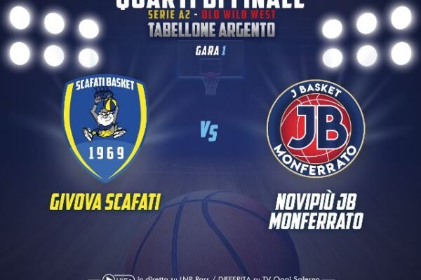 Givova Scafati, domani i quarti dei playoff contro Monferrato