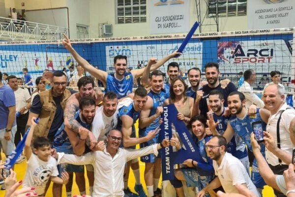 Sacs Napoli, il trionfo e la festa: è serie A