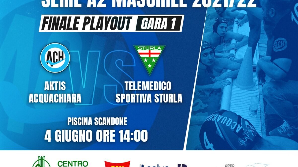 Aktis Acquachiara, domani gara1 playout contro Sturla