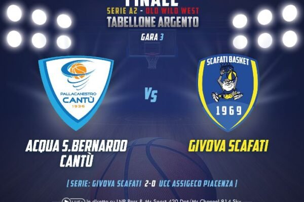 Givova Scafati, gara3 contro Cantù per chiudere i conti e conquistare la serie A