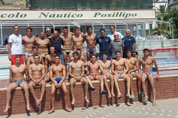 Italia Under 19, visita del presidente del Posillipo Aldo Campagnola