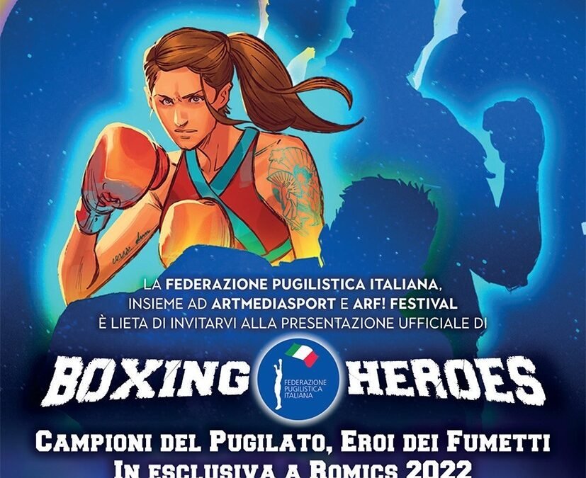 I Boxing Heroes a Romics 2022, i campioni di pugilato eroi dei fumetti
