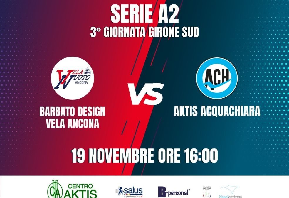 Aktis Acquachiara, domani trasferta ad Ancona